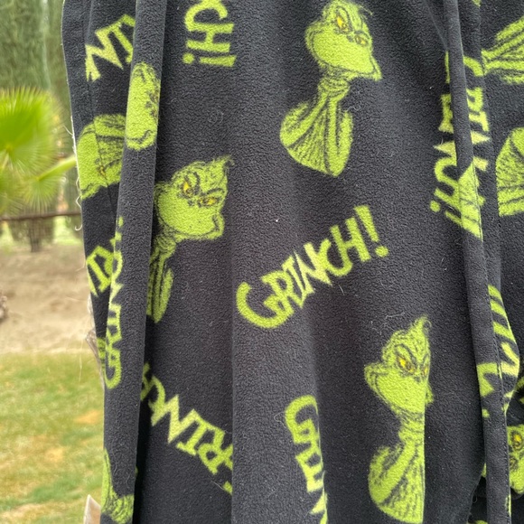 Dr. Seuss Pants Copy Grinch Pajama Bottoms Draw String Size Large